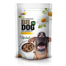 SNACK BRforDOG HERBAL MANZANILLA - Sobre x 200 gr.